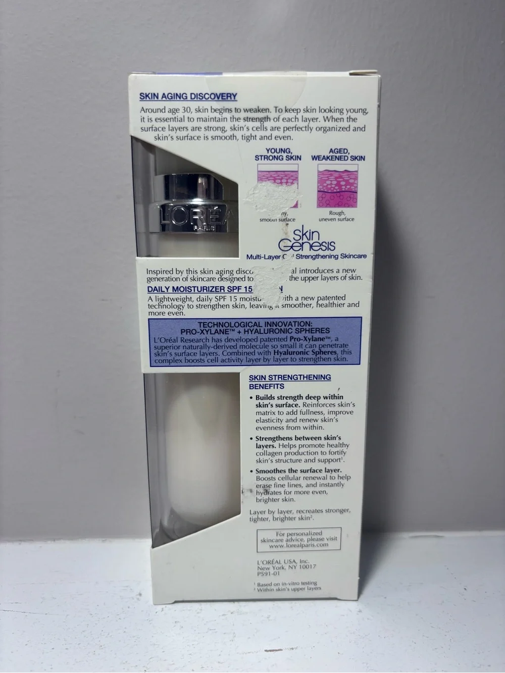L'Oreal Skin Genesis Daily Moisturizer SPF 15 1.7 Fl Oz